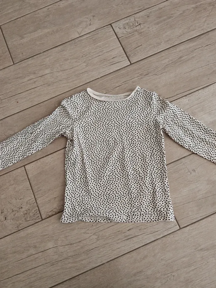 Ensemble 5 ans hiver haut léopard et jeans gris - photo numéro 2