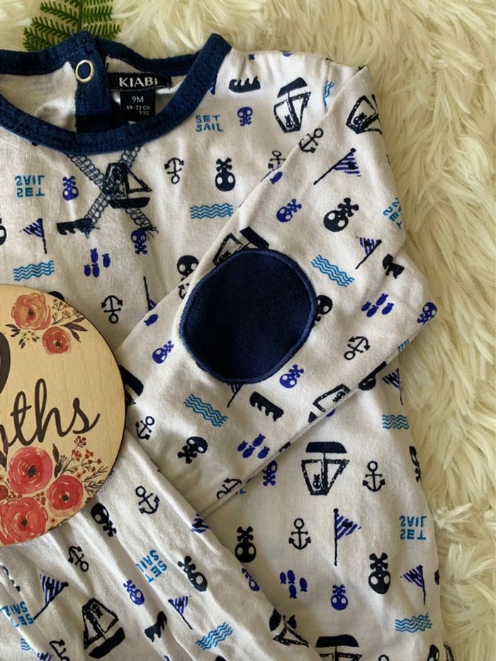 Lot 5 pyjamas légers garçons 6-9m - photo numéro 7