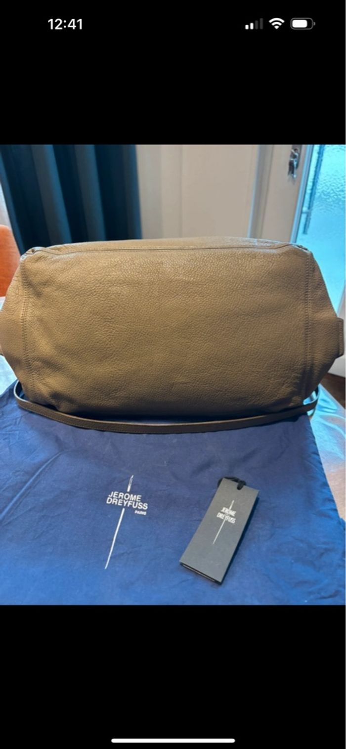 Sac Jérôme Dreyfuss Carlos vert savane - photo numéro 7