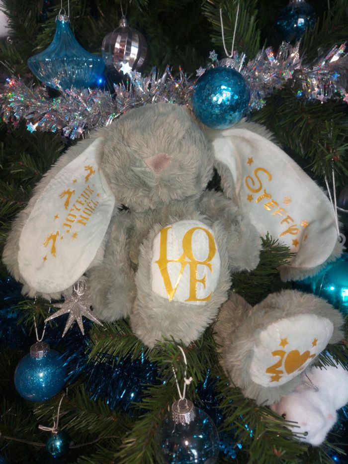 Peluche lapin - photo numéro 2