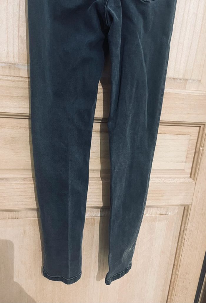 Pantalon jeans taille mi haute noir taille 36 - photo numéro 6