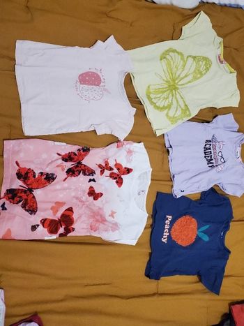 Lot de 5 T-shirts manches courtes 6 ans