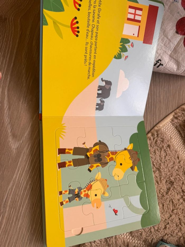 Mon histoire en puzzles petite girafe - photo numéro 2