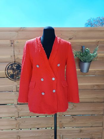 Veste orange/corail Zara taille M