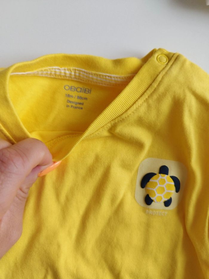 Lot tee-shirt bébé garçon 18 mois - photo numéro 4