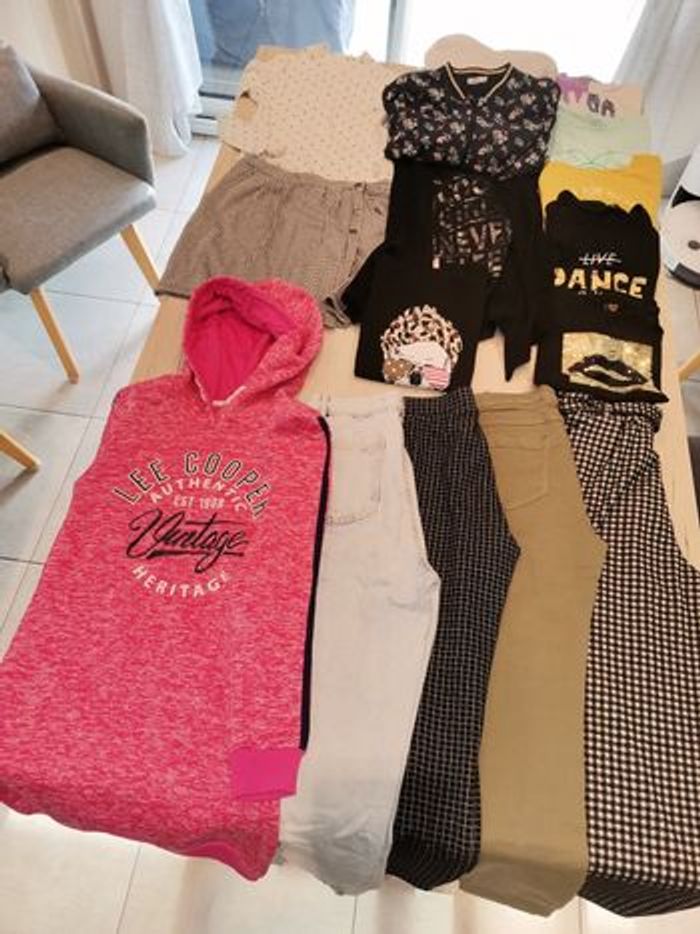 Lot vêtement Automne Hiver fille 12 ans