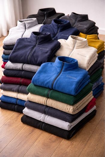 Lot 10 polaires Columbia tailles mélangées S–XL bon état