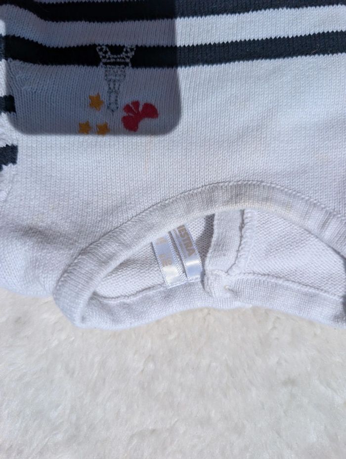 Pull 9 mois fille marinière - photo numéro 2