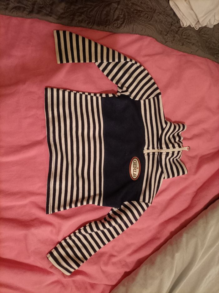 Pull col roulé fille