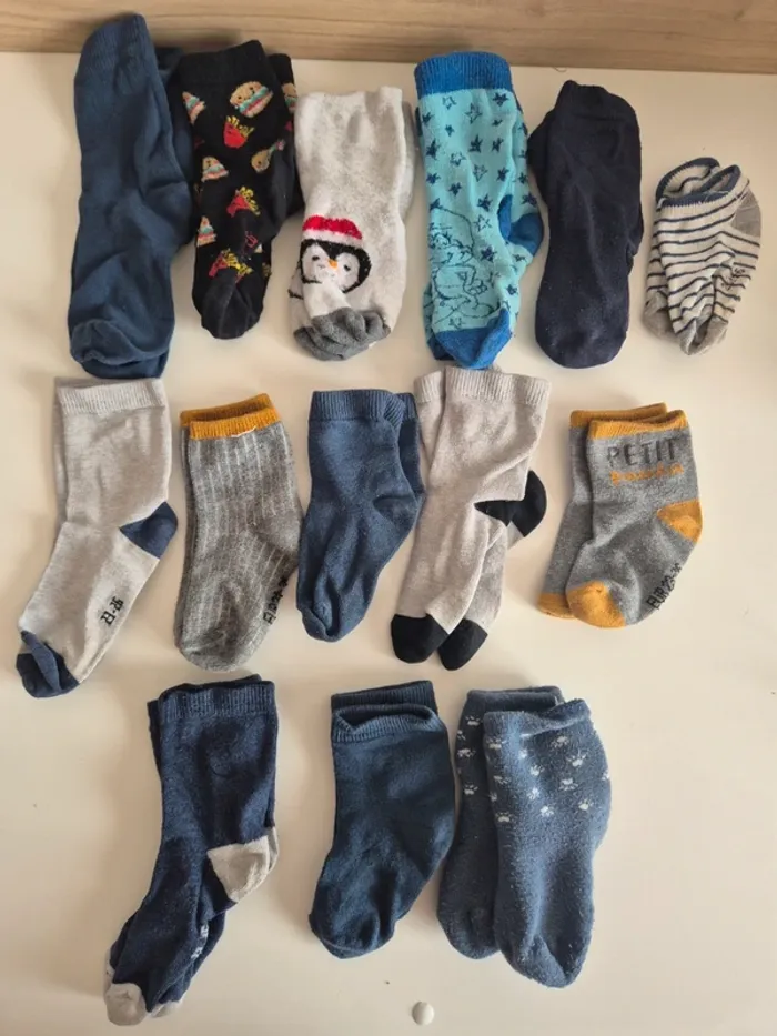 Lot De 14 paires de Chaussettes - Taille 23/26