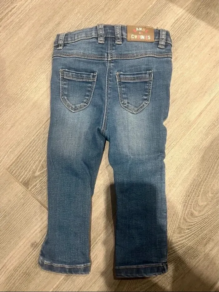 Jean bébé fille 9 mois Tape à l'œil - photo numéro 3