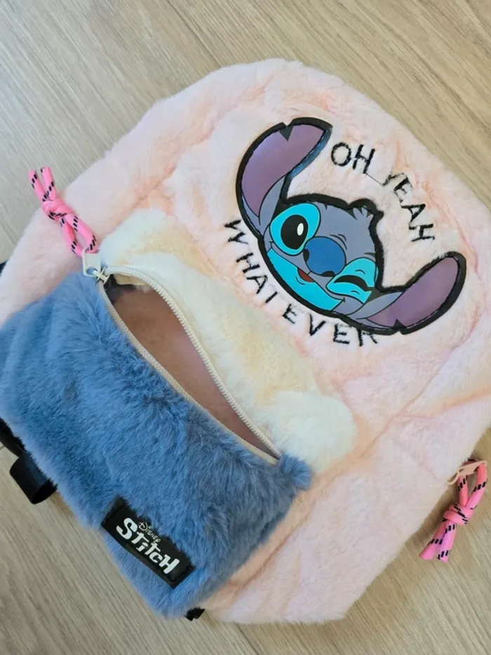 Sac à dos tout doux Stitch neuf - photo numéro 3