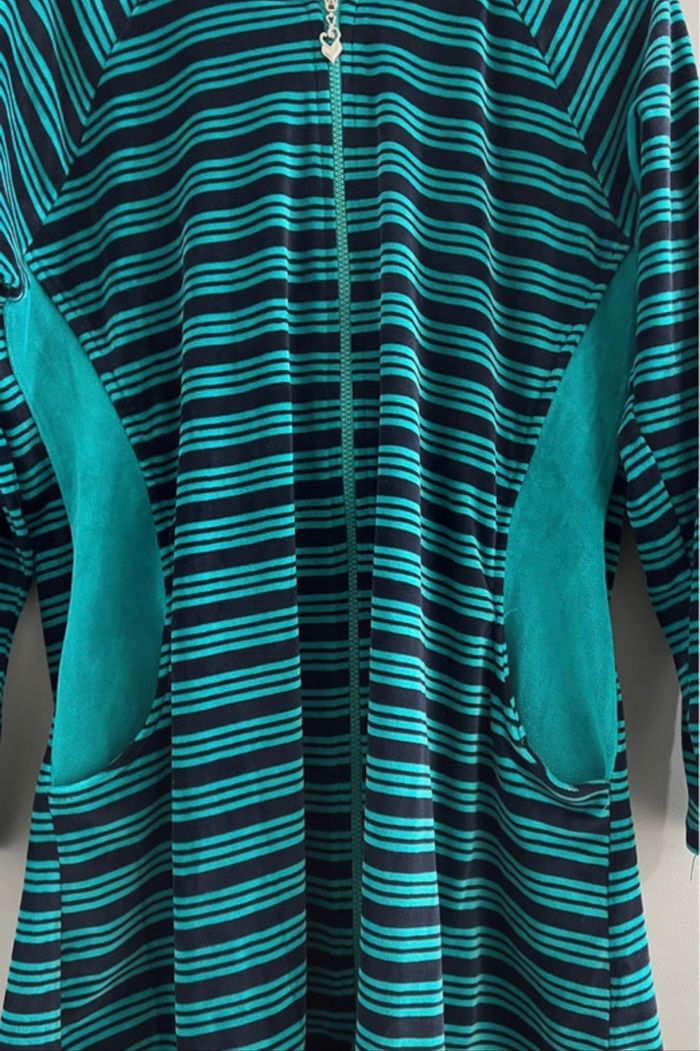 Ensemble jogging survêtement tenue intérieur femme Taille L vert/noir - photo numéro 2