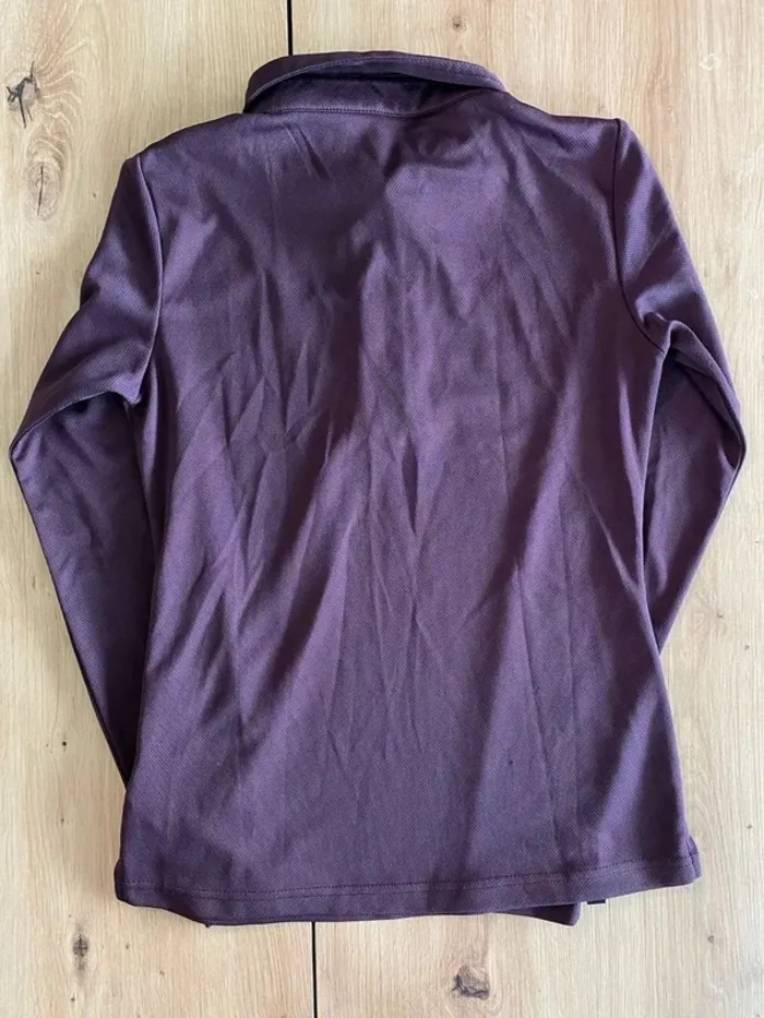 Polo  manches longues violet Felix  Bühler  –  Taille XS –  Très  bon état - photo numéro 4