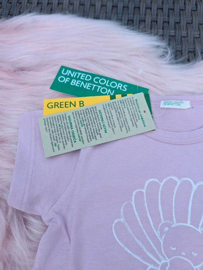 T-shirt fille neuf. United colors of benetton - photo numéro 3