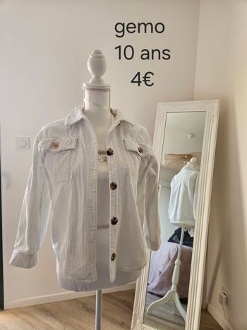 Veste velours gemo 