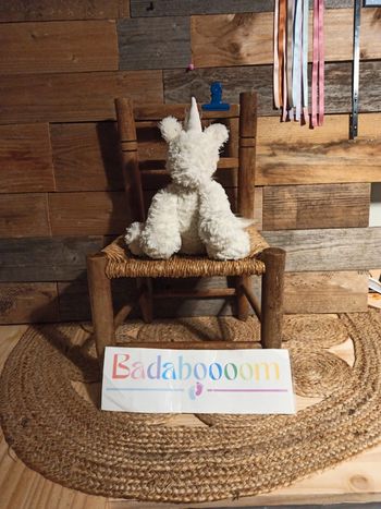 Peluche licorne blanche jellycat tbe