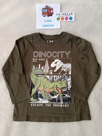 T-shirt 3 ans la halle