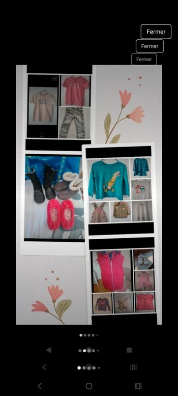 Grand lot de vêtements fille 68-98cm