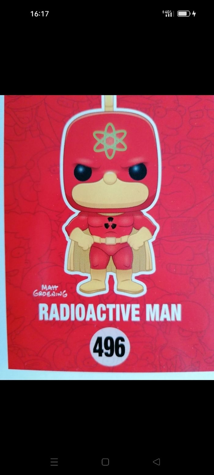 Figurine Pop Radioactive Man neuf