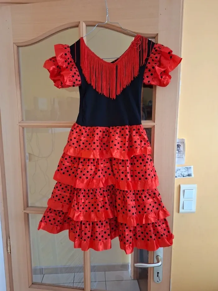 Robe et chaussures flamenco