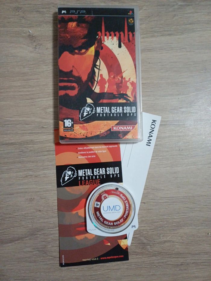 Metal Gear Solid Portable Ops PSP