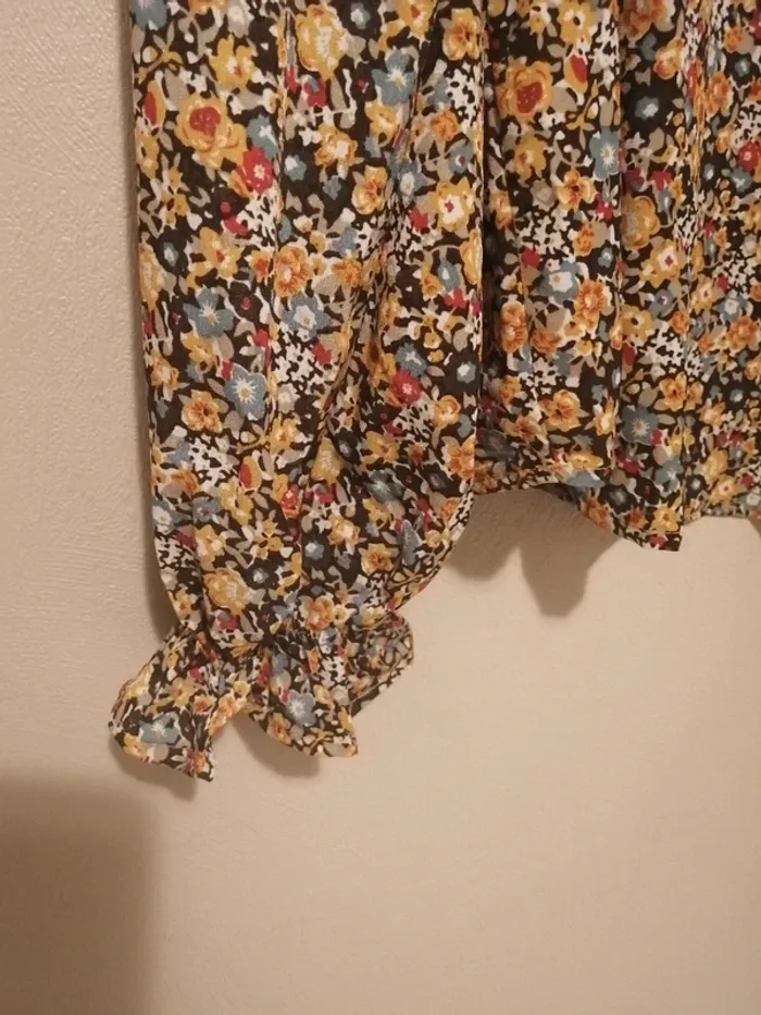 Blouse couleurs d'automne taille 36 - photo numéro 2