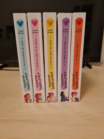 Livre Marianne Bellehumeur tome 1, 2, 3, 4 et 5