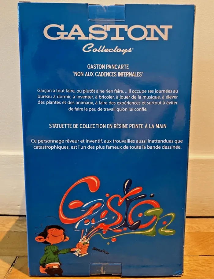Gaston Lagaffe - Pancarte "Non aux cadences infernales" - Collectoys Plastoy - photo numéro 2