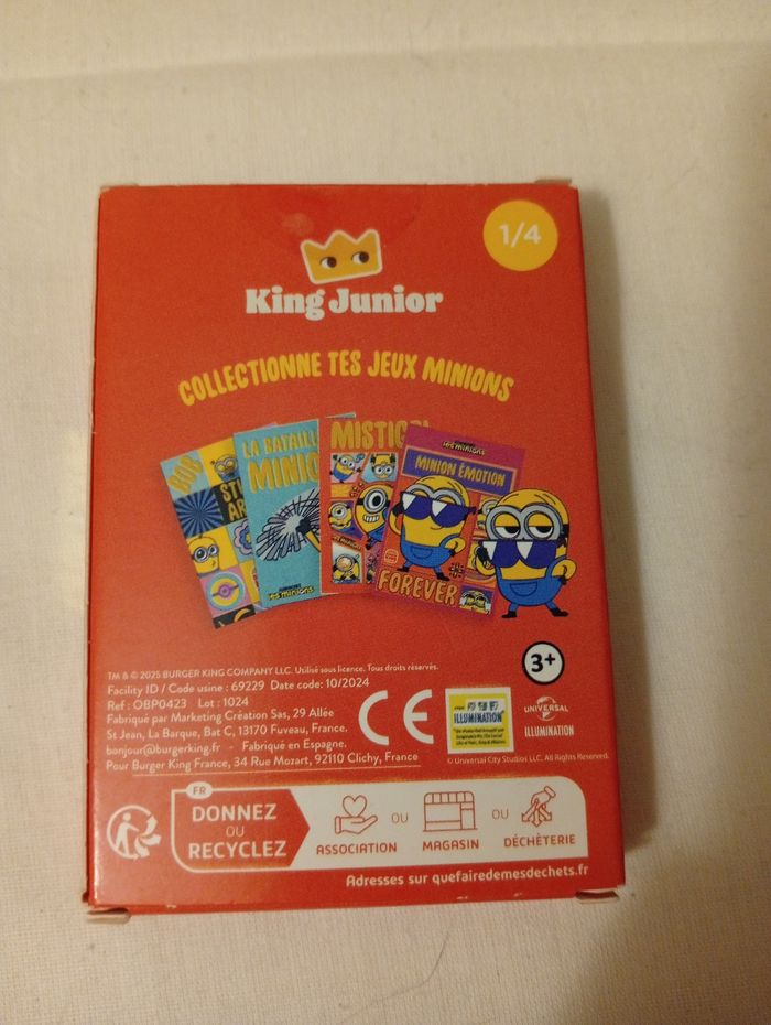 Jeu Mistigri Minions - photo numéro 2