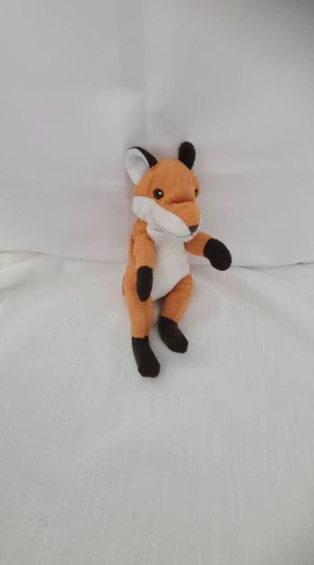 Peluche doudou renard IKEA orange blanc petit mod le 18 cm