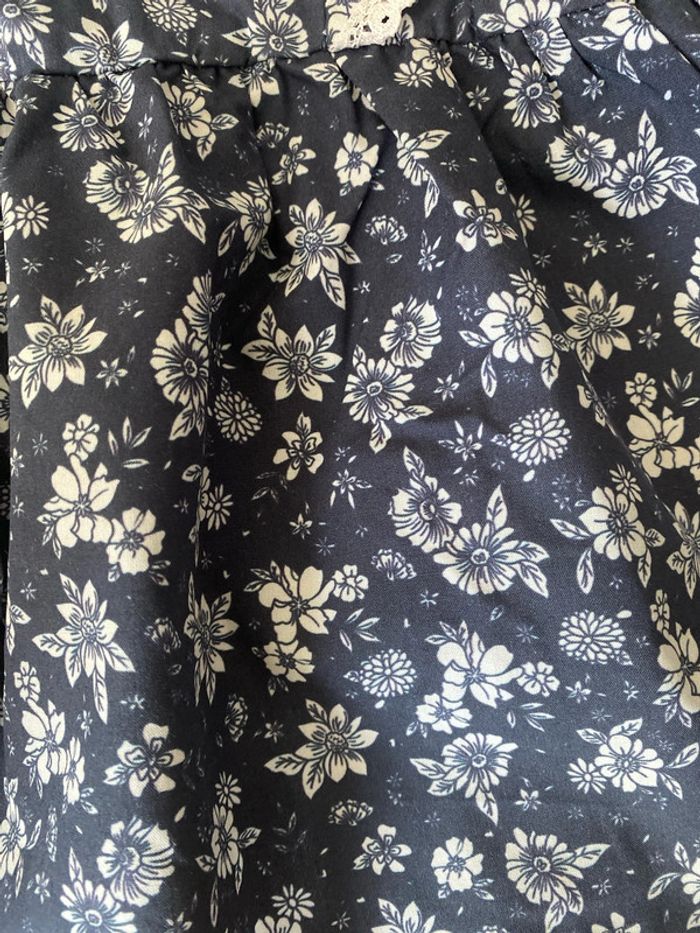 Blouse marine volant - photo numéro 3