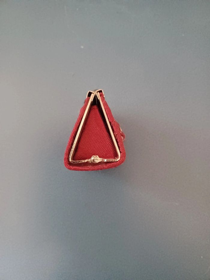 Mini porte monnaie rouge - photo numéro 3