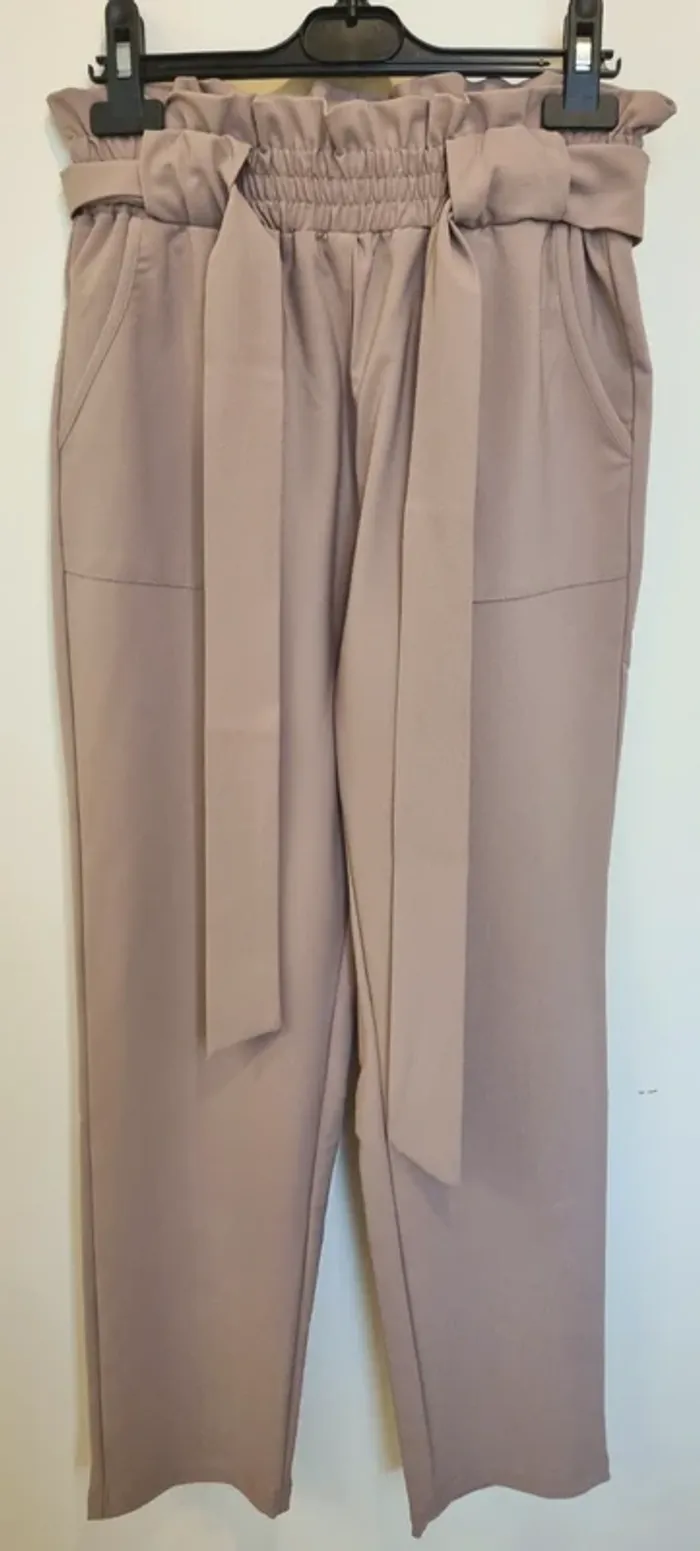 Pantalon marron clair Grace Karin
