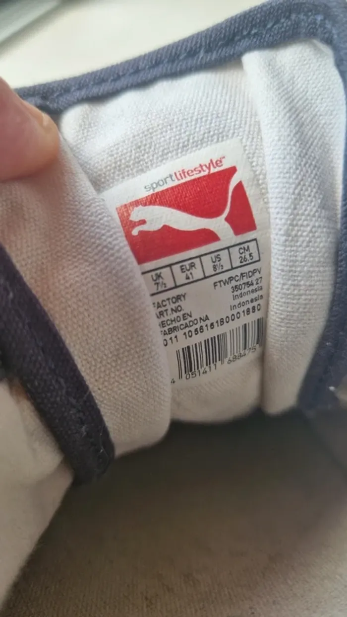Basket puma vintage taille 41 bon état - photo numéro 7