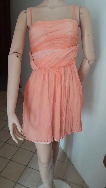 robe mini  bustier à bretelles été dégriffée Paul & joe