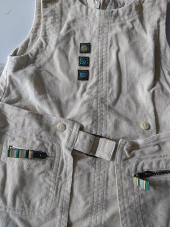 Robe hiver crème obaibi 12 mois