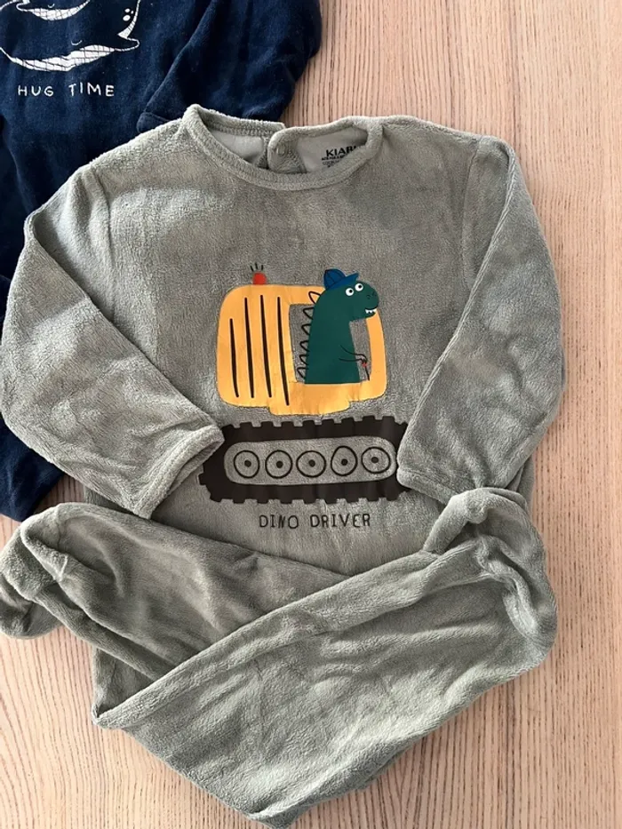 Lot de 2 pyjamas hiver 24 M - photo numéro 2