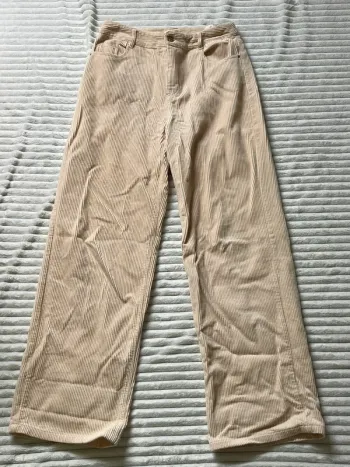 Pantalon velours plissée bizzbee
