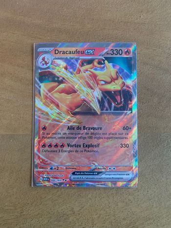 Carte Pokemon Dracaufeu EX 006/165