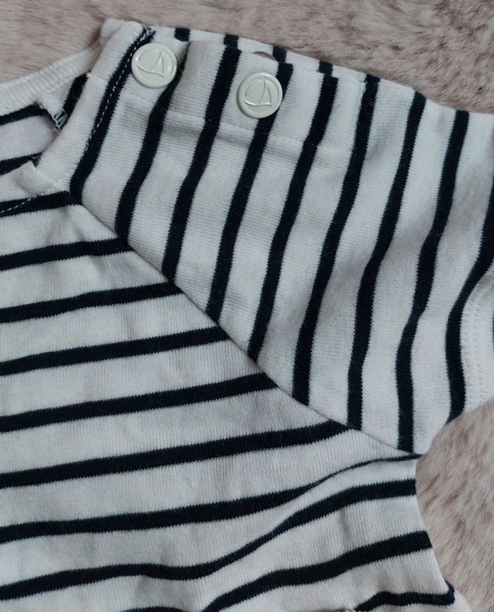 Robe Marinière Petit Bateau 12 mois - photo numéro 3