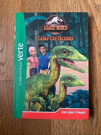 Livre Jurassic World Camp Cretaceous Une lueur d’espoir