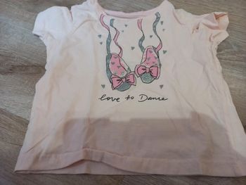 Tee shirt ballerine 24 mois