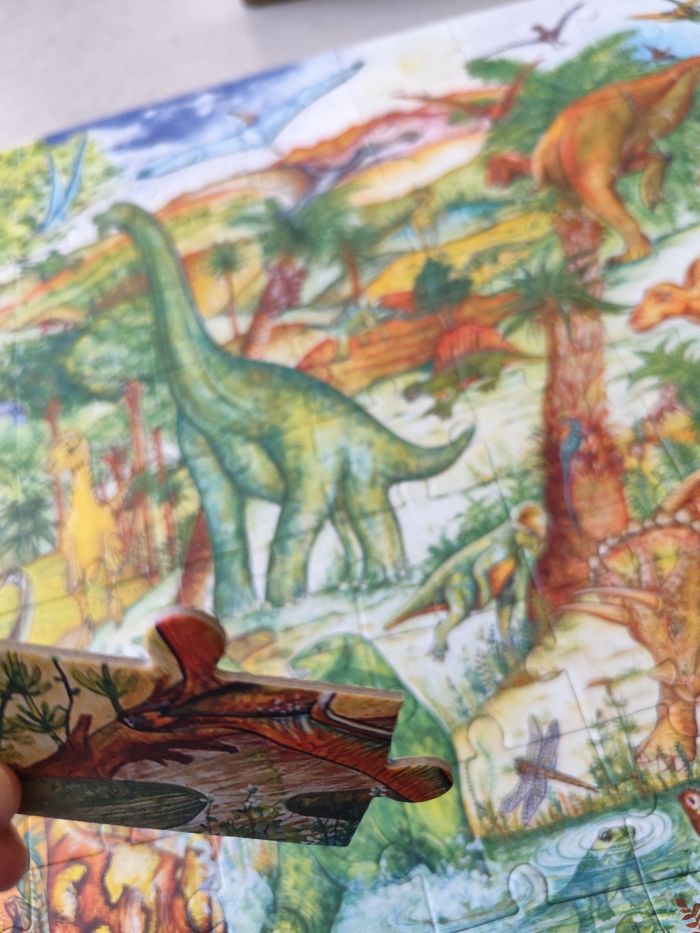 Puzzle observation Djeco 100 pièces dino - photo numéro 3