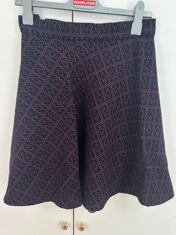 Jupe vintage épaisse - violette et Fushia taille 36