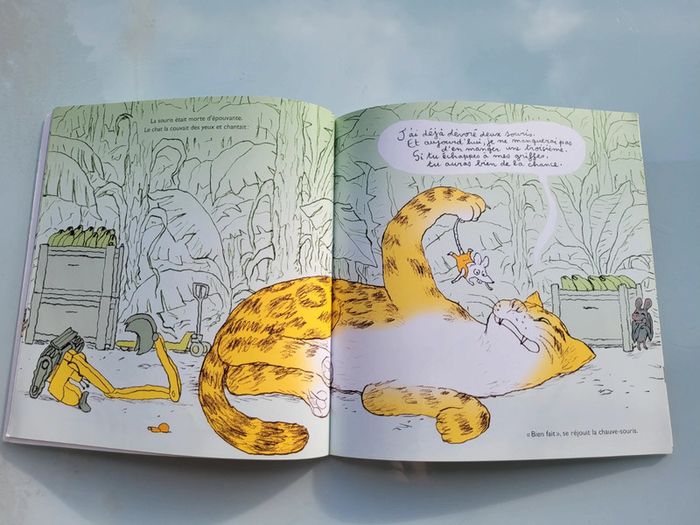 Livre l'école des loisirs couverture souple, Chauve-souris! 6/8 ans, Hubesh et Atakpama (16) - photo numéro 2