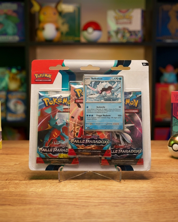 Tripack Pokémon EV04 Faille Paradoxe - Neuf & Scellé - Promo Balbalèze