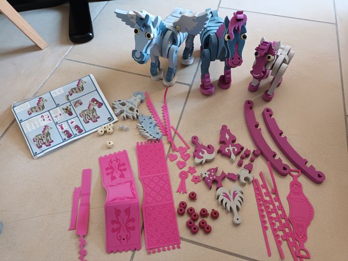 bloco chevaux et licorne - photo numéro 2