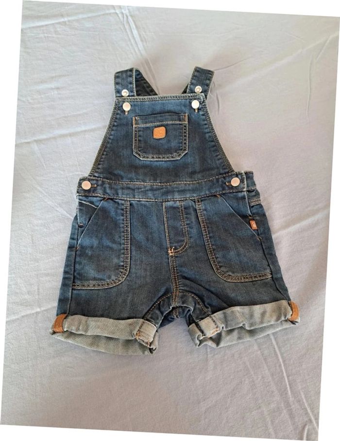 Salopette Okaidi Obaibi jean 9 mois 71 cm