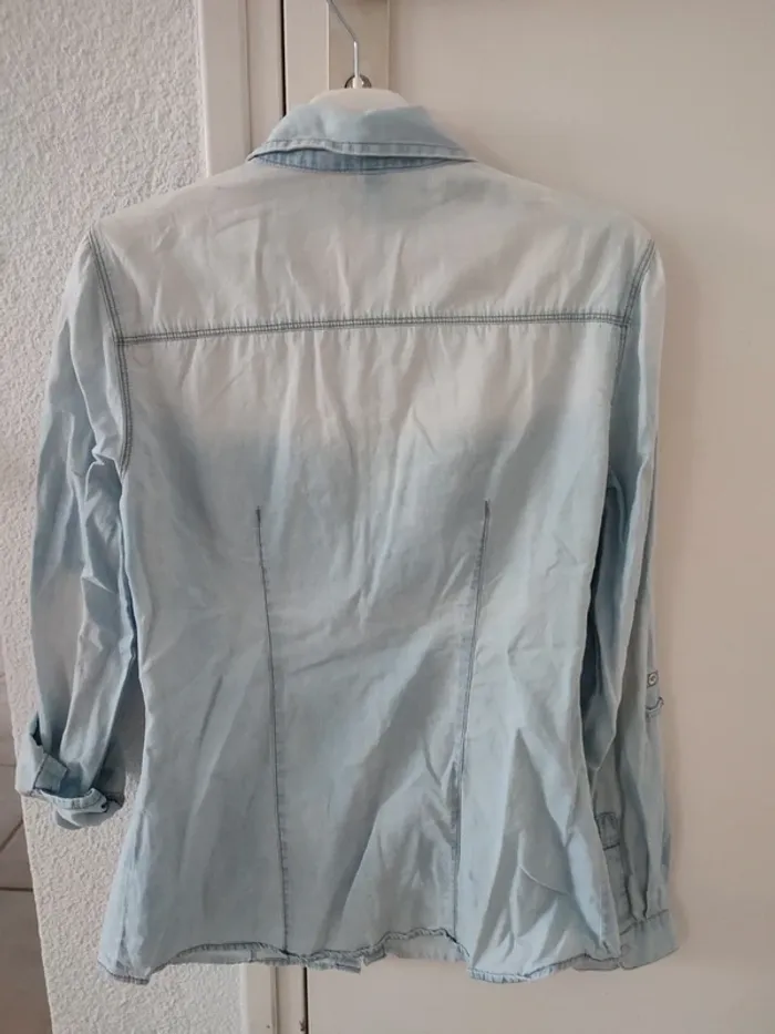 Chemise en jeans stradivarius - photo numéro 3